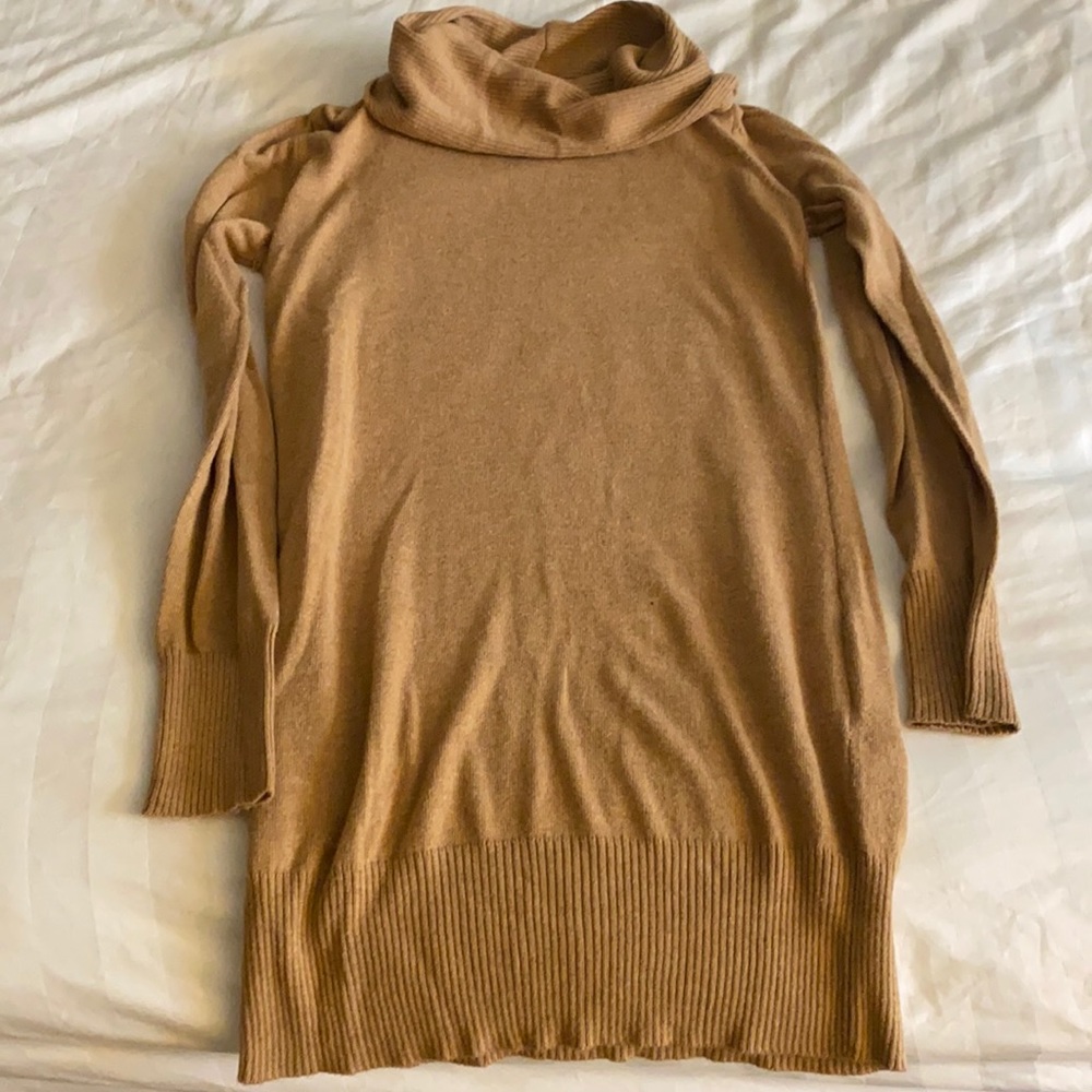 Classy Turtleneck Sweater Tunic, Size M
